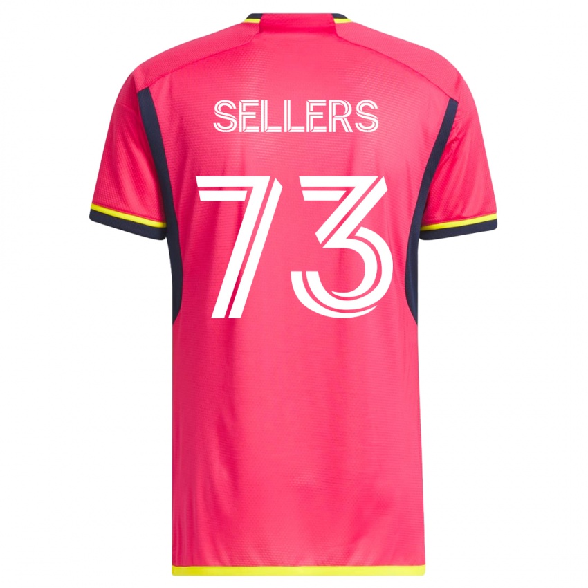 Mænd Braydon Sellers #73 Lyserød Hjemmebane Spillertrøjer 2023/24 Trøje T-Shirt