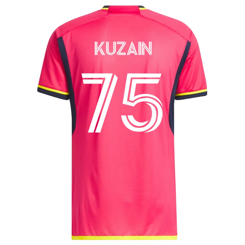 Mænd Wan Kuzain #75 Lyserød Hjemmebane Spillertrøjer 2023/24 Trøje T-Shirt
