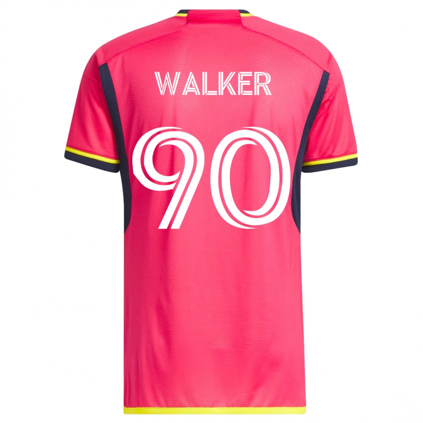 Mænd Eric Walker #90 Lyserød Hjemmebane Spillertrøjer 2023/24 Trøje T-Shirt