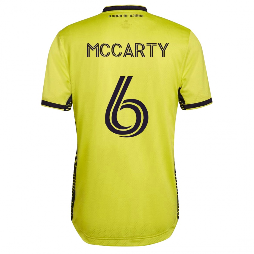 Mænd Dax Mccarty #6 Gul Hjemmebane Spillertrøjer 2023/24 Trøje T-Shirt