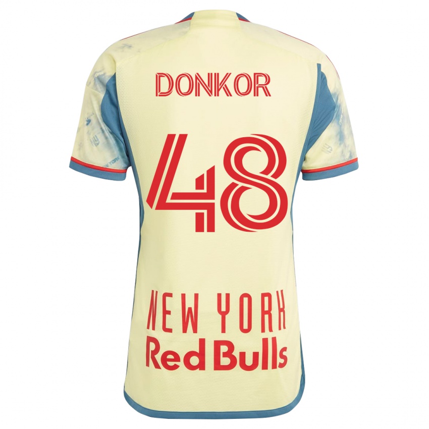 Mænd Ronald Donkor #48 Gul Hjemmebane Spillertrøjer 2023/24 Trøje T-Shirt