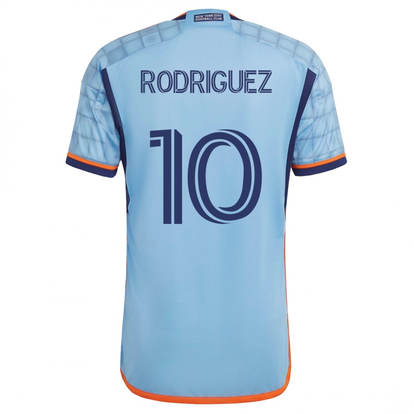 Mænd Santiago Rodríguez #10 Blå Hjemmebane Spillertrøjer 2023/24 Trøje T-Shirt