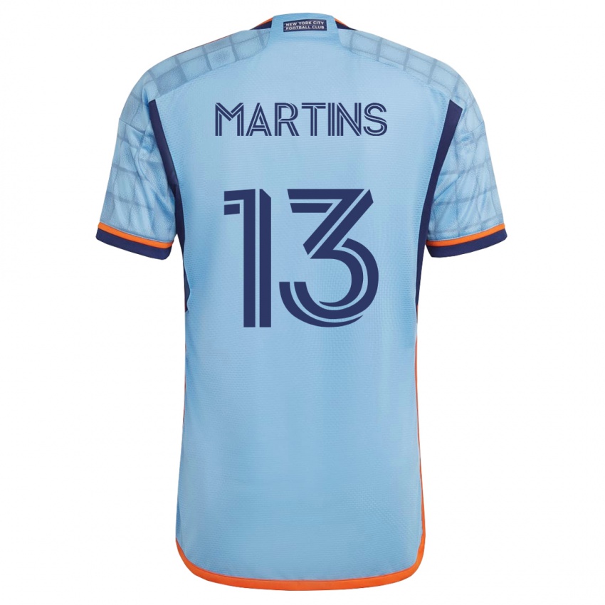 Mænd Thiago Martins #13 Blå Hjemmebane Spillertrøjer 2023/24 Trøje T-Shirt