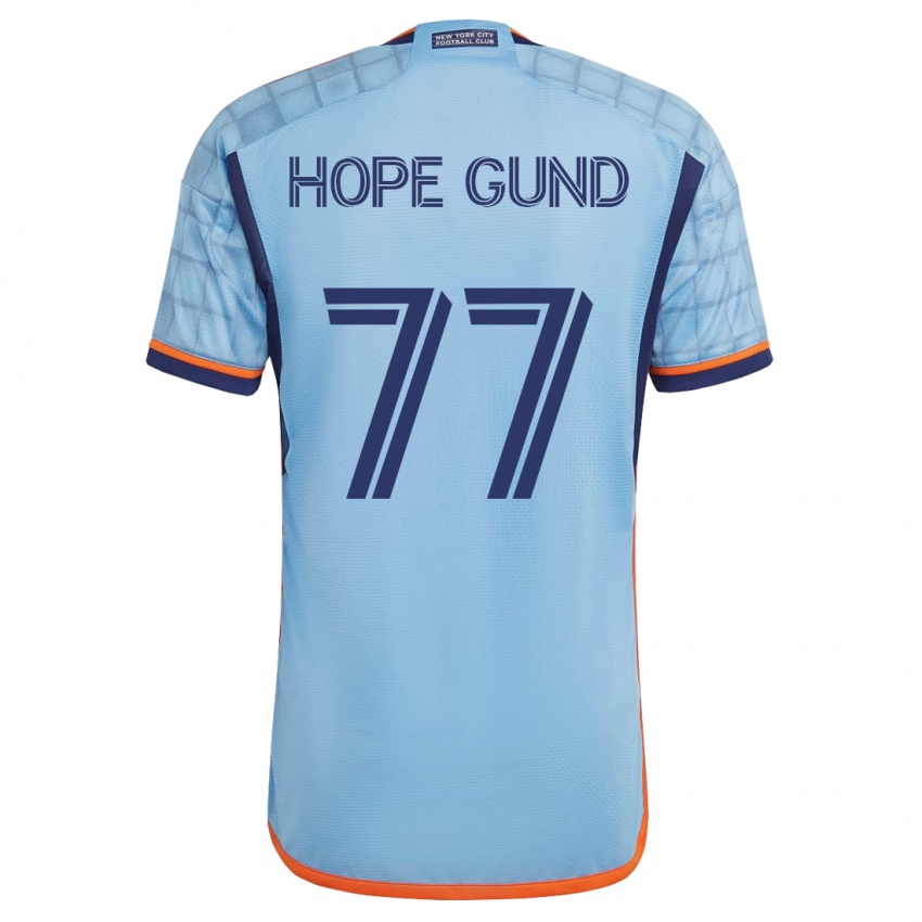 Mænd Rio Hope-Gund #77 Blå Hjemmebane Spillertrøjer 2023/24 Trøje T-Shirt