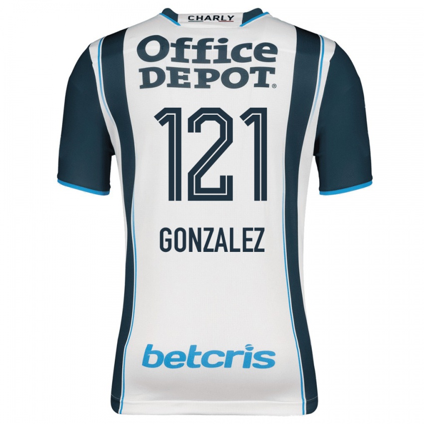 Mænd Cristian González #121 Flåde Hjemmebane Spillertrøjer 2023/24 Trøje T-Shirt