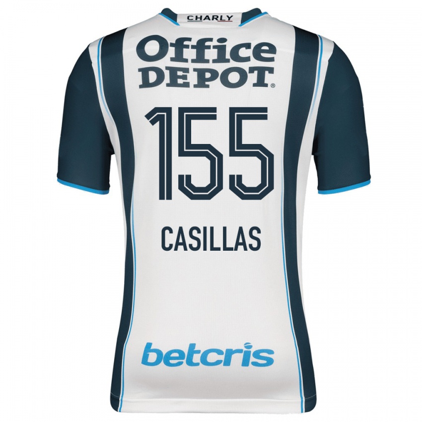 Mænd Johan Casillas #155 Flåde Hjemmebane Spillertrøjer 2023/24 Trøje T-Shirt