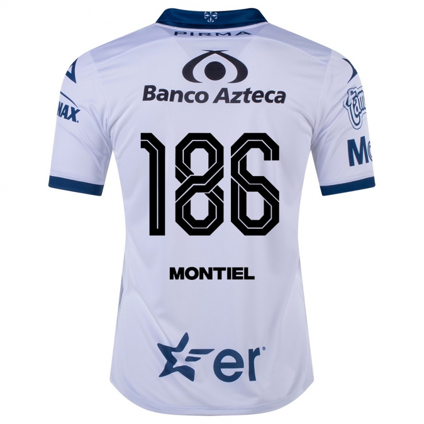 Mænd Santiago Montiel #186 Hvid Hjemmebane Spillertrøjer 2023/24 Trøje T-Shirt