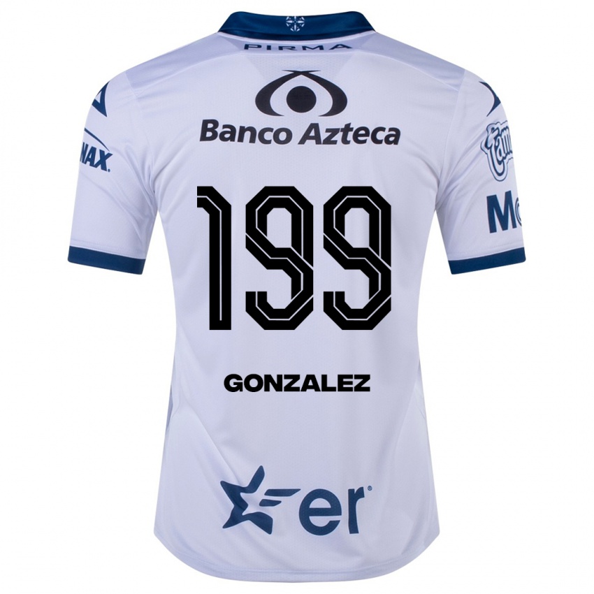 Mænd Samuel González #199 Hvid Hjemmebane Spillertrøjer 2023/24 Trøje T-Shirt