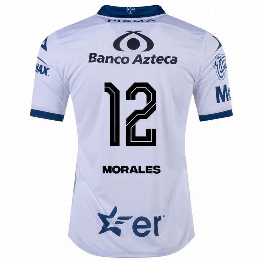 Mænd Karla Morales #12 Hvid Hjemmebane Spillertrøjer 2023/24 Trøje T-Shirt