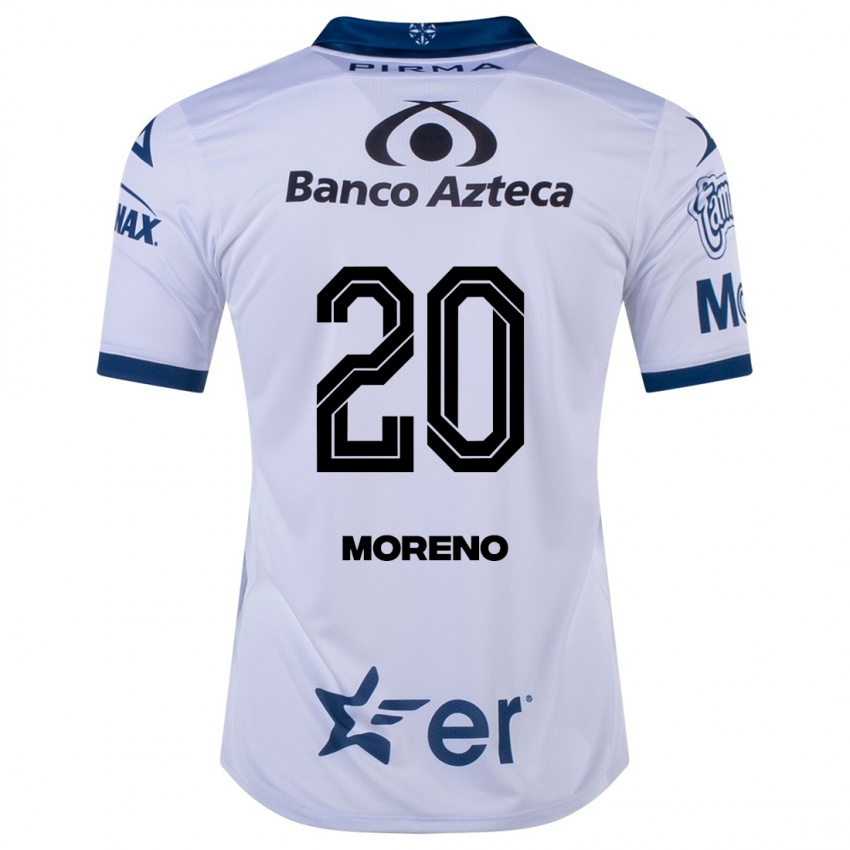 Mænd Ximena Moreno #20 Hvid Hjemmebane Spillertrøjer 2023/24 Trøje T-Shirt