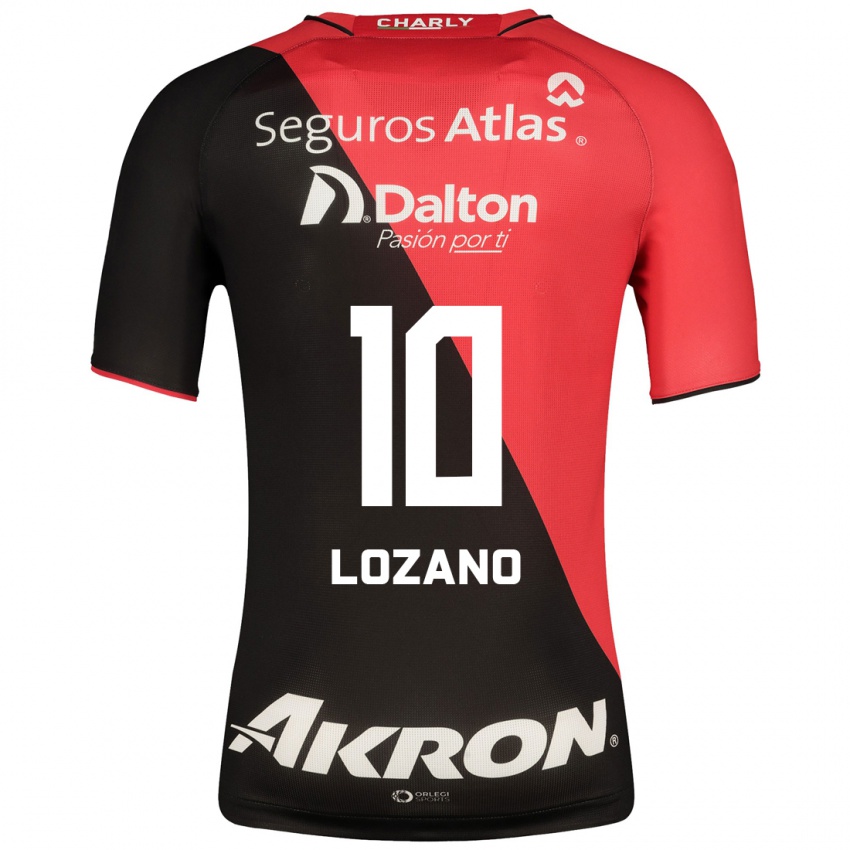 Mænd Brian Lozano #10 Sort Hjemmebane Spillertrøjer 2023/24 Trøje T-Shirt