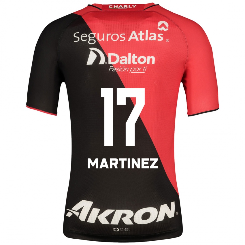 Mænd Jaziel Martinez #17 Sort Hjemmebane Spillertrøjer 2023/24 Trøje T-Shirt