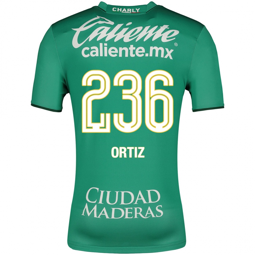 Mænd Youssef Ortiz #236 Grøn Hjemmebane Spillertrøjer 2023/24 Trøje T-Shirt