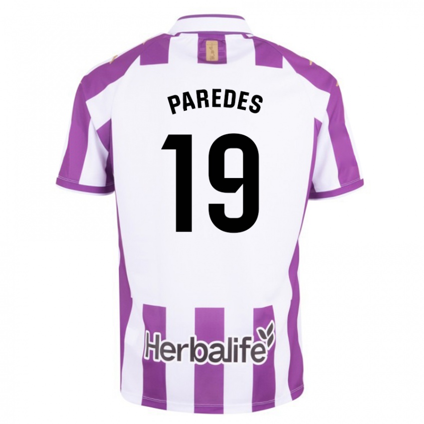 Mænd Yago Paredes #19 Lilla Hjemmebane Spillertrøjer 2023/24 Trøje T-Shirt