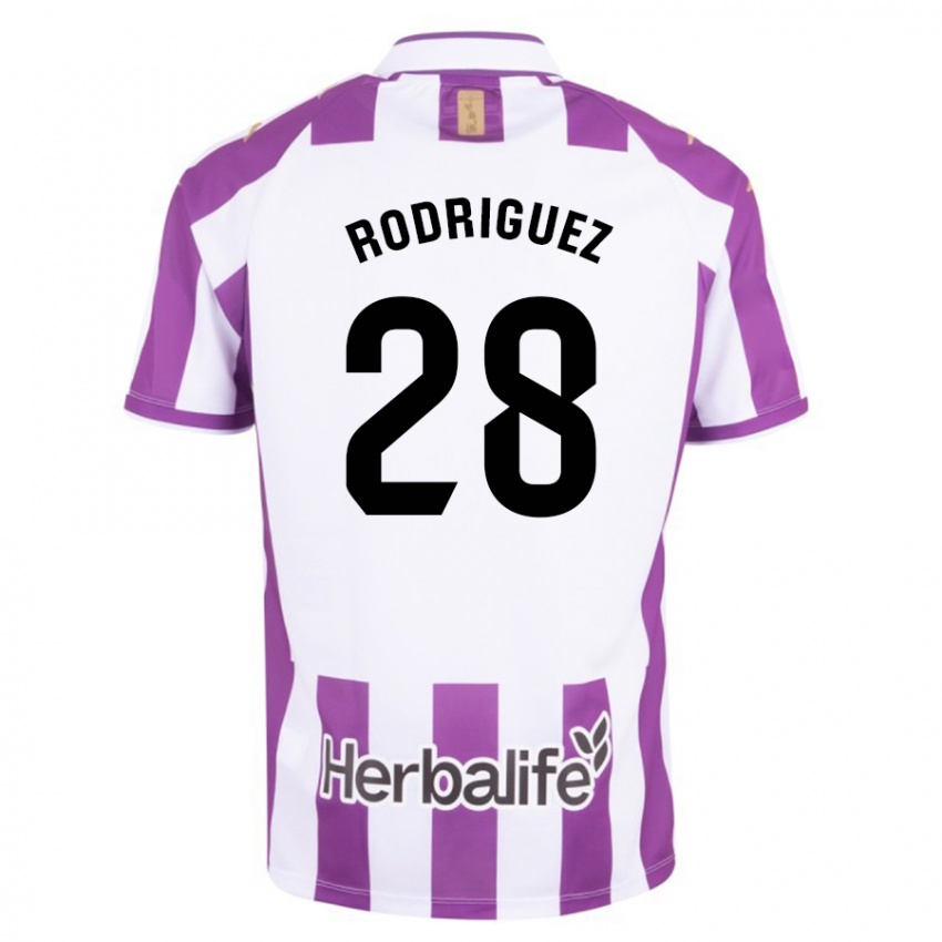 Mænd Yago Rodríguez #28 Lilla Hjemmebane Spillertrøjer 2023/24 Trøje T-Shirt
