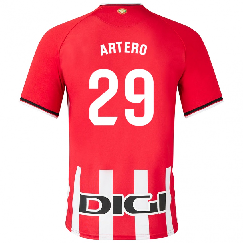 Mænd Marina Artero Moreno #29 Rød Hjemmebane Spillertrøjer 2023/24 Trøje T-Shirt