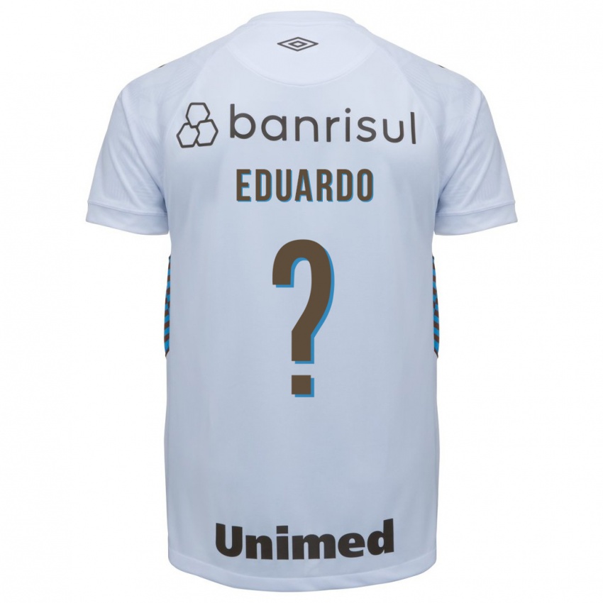 Mænd Eduardo #0 Hvid Udebane Spillertrøjer 2023/24 Trøje T-Shirt