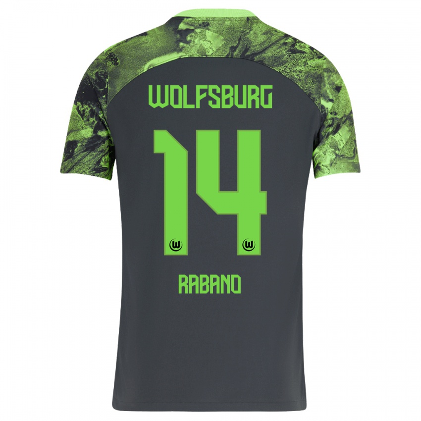 Mænd Nuria Rabano #14 Mørkegrå Udebane Spillertrøjer 2023/24 Trøje T-Shirt