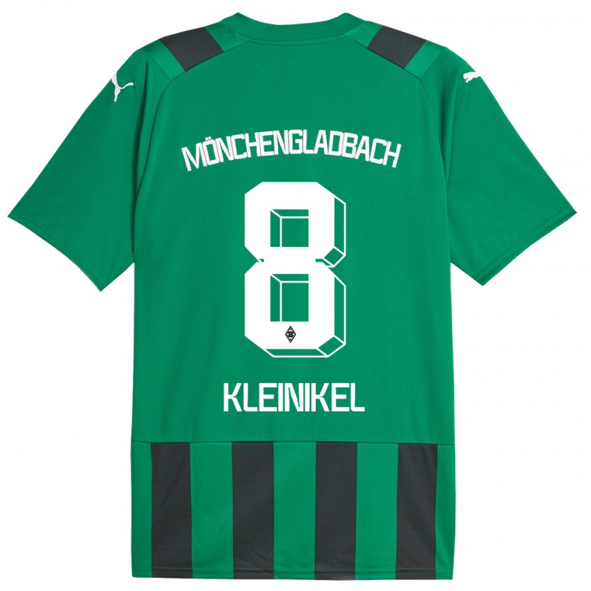 Mænd Nadja Kleinikel #8 Sort Grøn Udebane Spillertrøjer 2023/24 Trøje T-Shirt