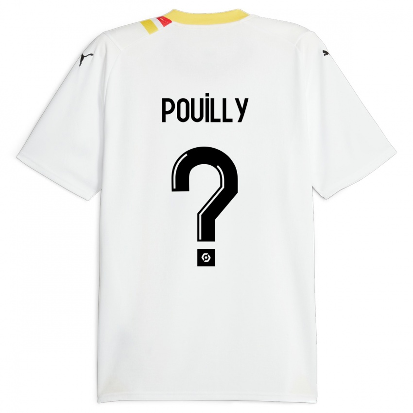 Mænd Tom Pouilly #0 Sort Udebane Spillertrøjer 2023/24 Trøje T-Shirt