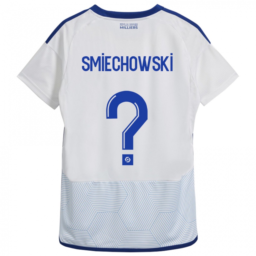 Mænd Artur Smiechowski #0 Hvid Udebane Spillertrøjer 2023/24 Trøje T-Shirt