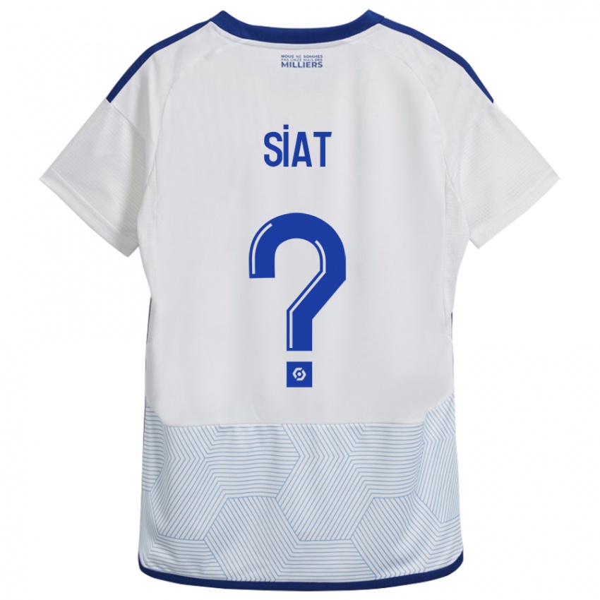 Mænd Victor Siat #0 Hvid Udebane Spillertrøjer 2023/24 Trøje T-Shirt