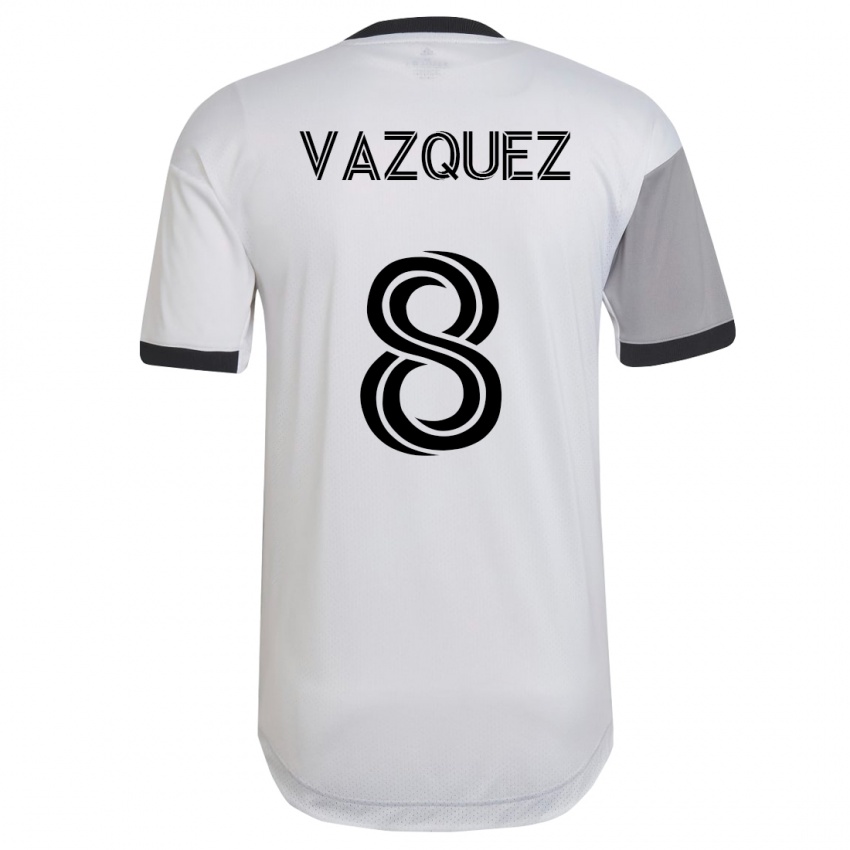 Mænd Víctor Vázquez #8 Hvid Udebane Spillertrøjer 2023/24 Trøje T-Shirt