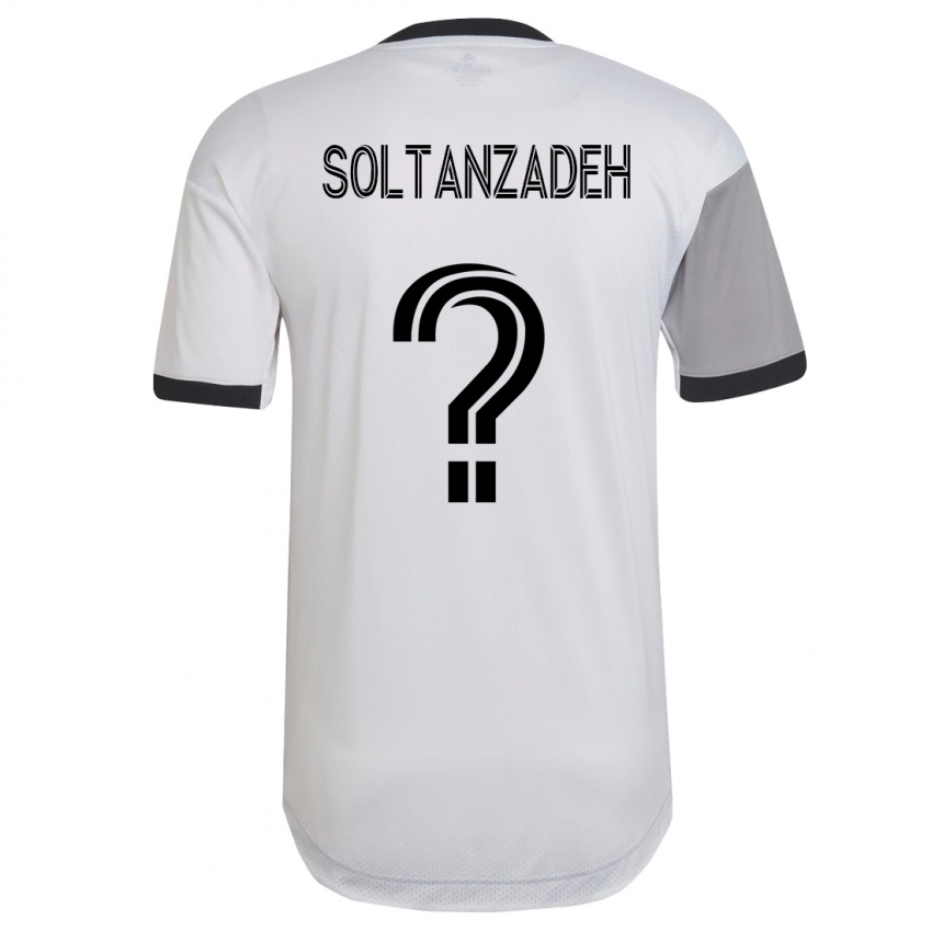 Mænd Shayan Soltanzadeh #0 Hvid Udebane Spillertrøjer 2023/24 Trøje T-Shirt