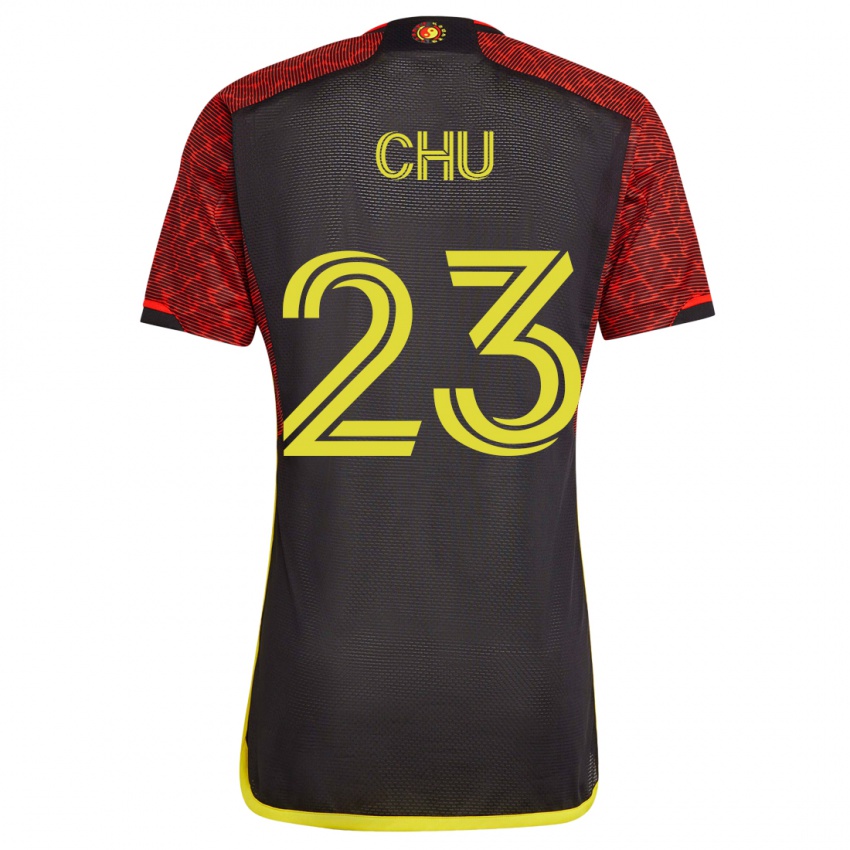 Mænd Leo Chu #23 Appelsin Udebane Spillertrøjer 2023/24 Trøje T-Shirt