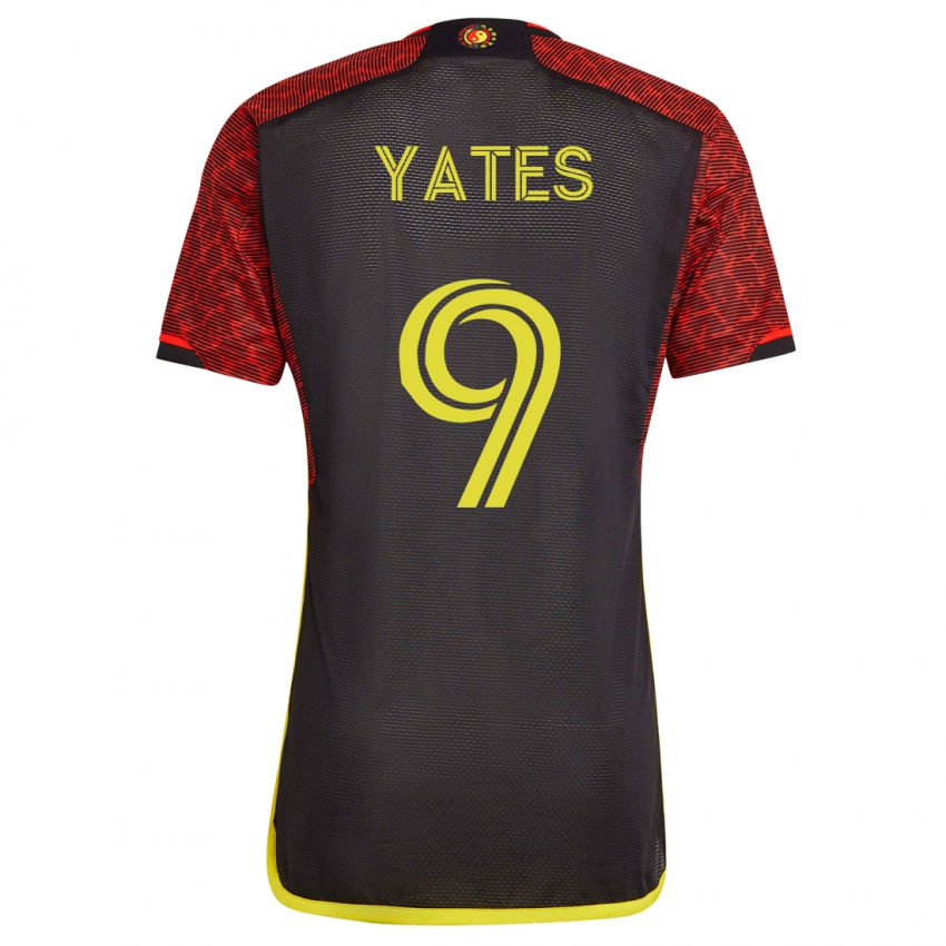 Mænd Summer Yates #9 Appelsin Udebane Spillertrøjer 2023/24 Trøje T-Shirt