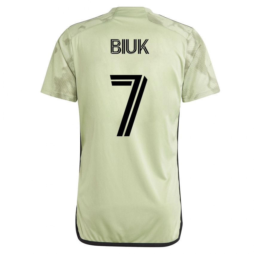 Mænd Stipe Biuk #7 Grøn Udebane Spillertrøjer 2023/24 Trøje T-Shirt