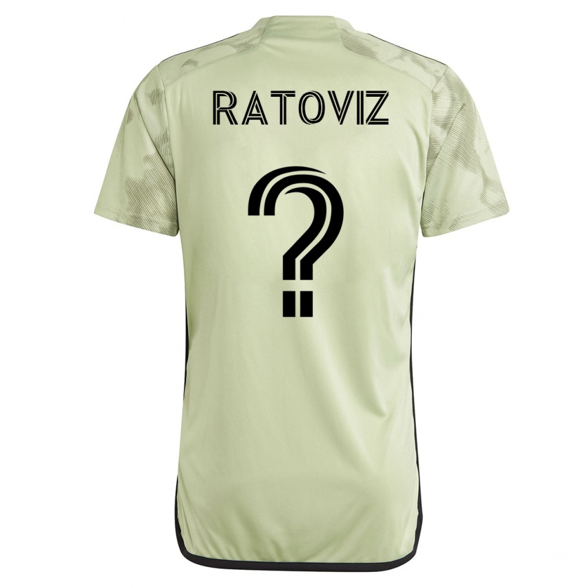 Mænd Tamir Ratoviz #0 Grøn Udebane Spillertrøjer 2023/24 Trøje T-Shirt