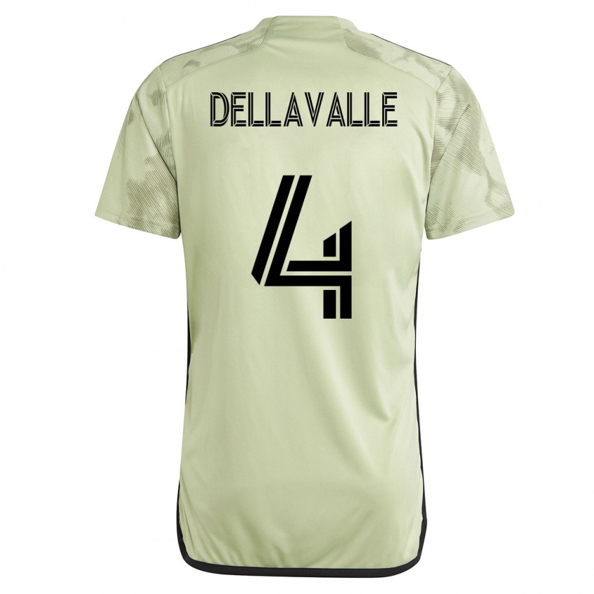 Mænd Lorenzo Dellavalle #4 Grøn Udebane Spillertrøjer 2023/24 Trøje T-Shirt