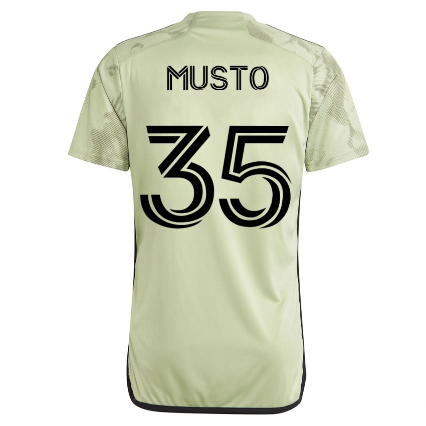 Mænd Tommy Musto #35 Grøn Udebane Spillertrøjer 2023/24 Trøje T-Shirt