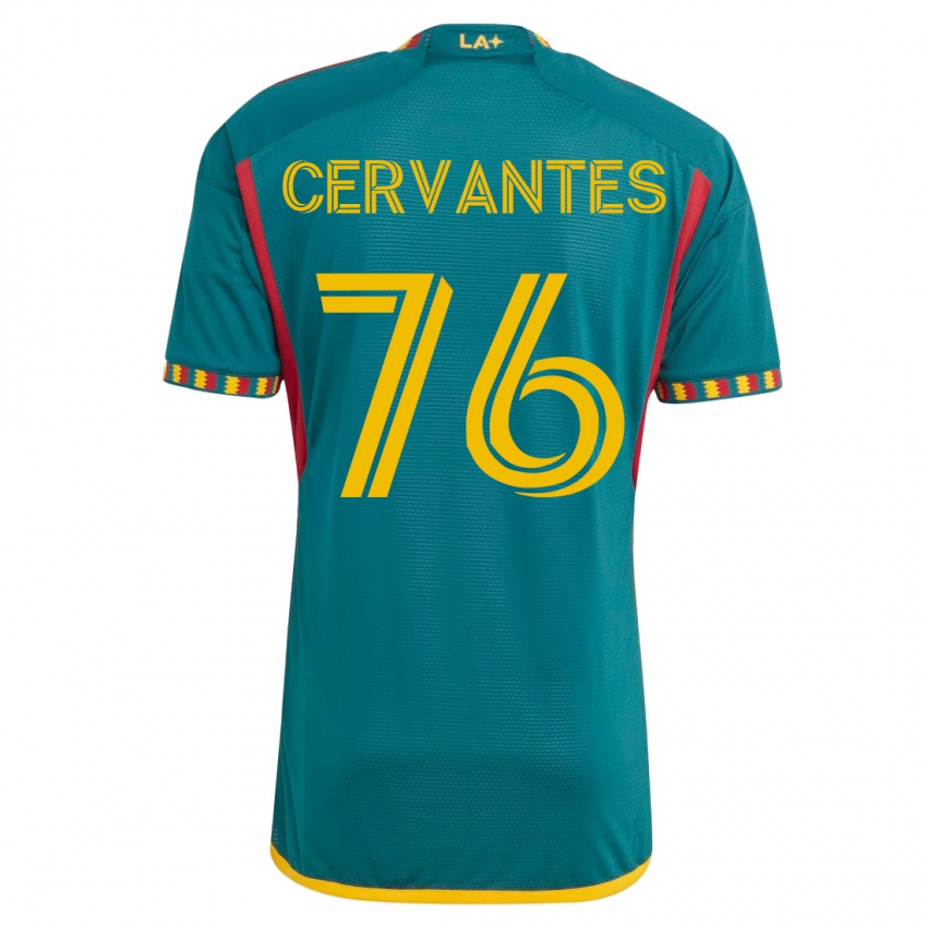 Mænd Aaron Cervantes #76 Grøn Udebane Spillertrøjer 2023/24 Trøje T-Shirt