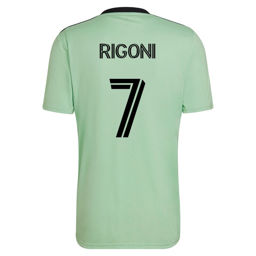 Mænd Emiliano Rigoni #7 Lysegrøn Udebane Spillertrøjer 2023/24 Trøje T-Shirt