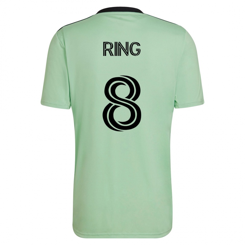 Mænd Alexander Ring #8 Lysegrøn Udebane Spillertrøjer 2023/24 Trøje T-Shirt