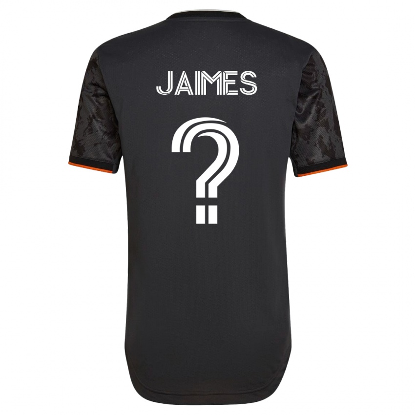 Mænd Angel Jaimes #0 Sort Udebane Spillertrøjer 2023/24 Trøje T-Shirt