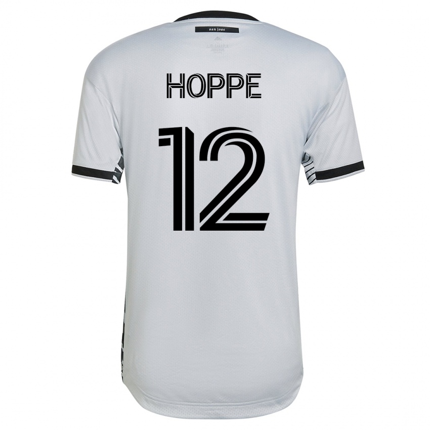 Mænd Matthew Hoppe #12 Hvid Udebane Spillertrøjer 2023/24 Trøje T-Shirt