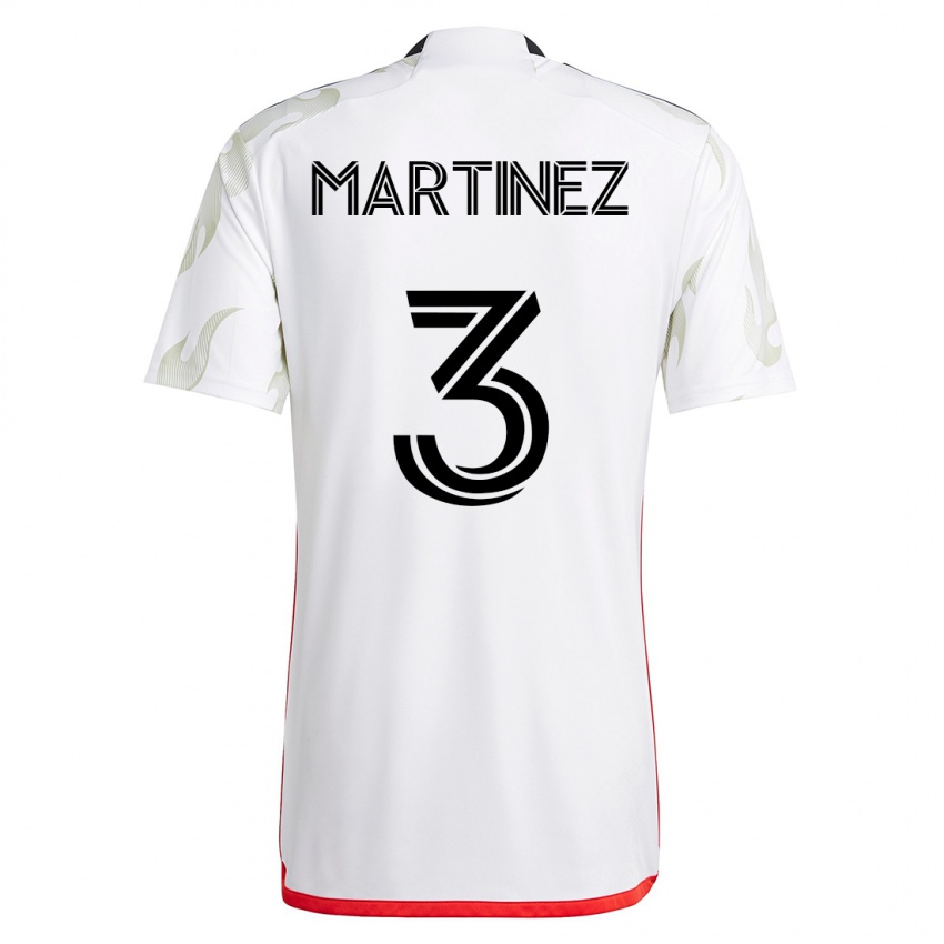 Mænd José Antonio Martínez #3 Hvid Udebane Spillertrøjer 2023/24 Trøje T-Shirt