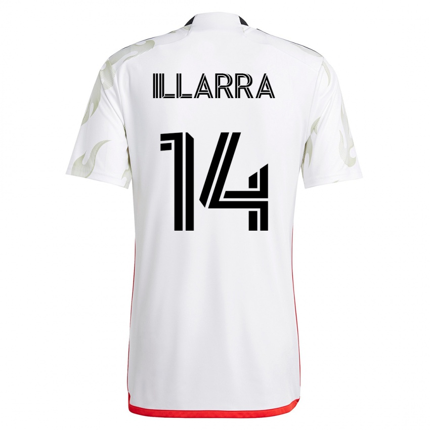 Mænd Asier Illarramendi #14 Hvid Udebane Spillertrøjer 2023/24 Trøje T-Shirt