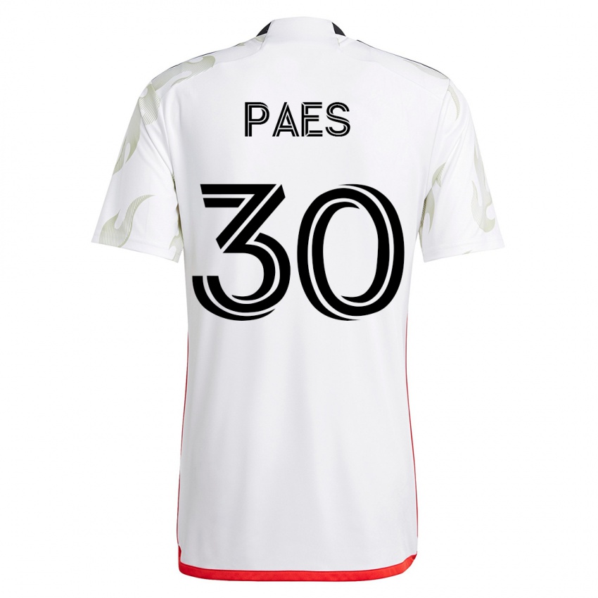 Mænd Maarten Paes #30 Hvid Udebane Spillertrøjer 2023/24 Trøje T-Shirt