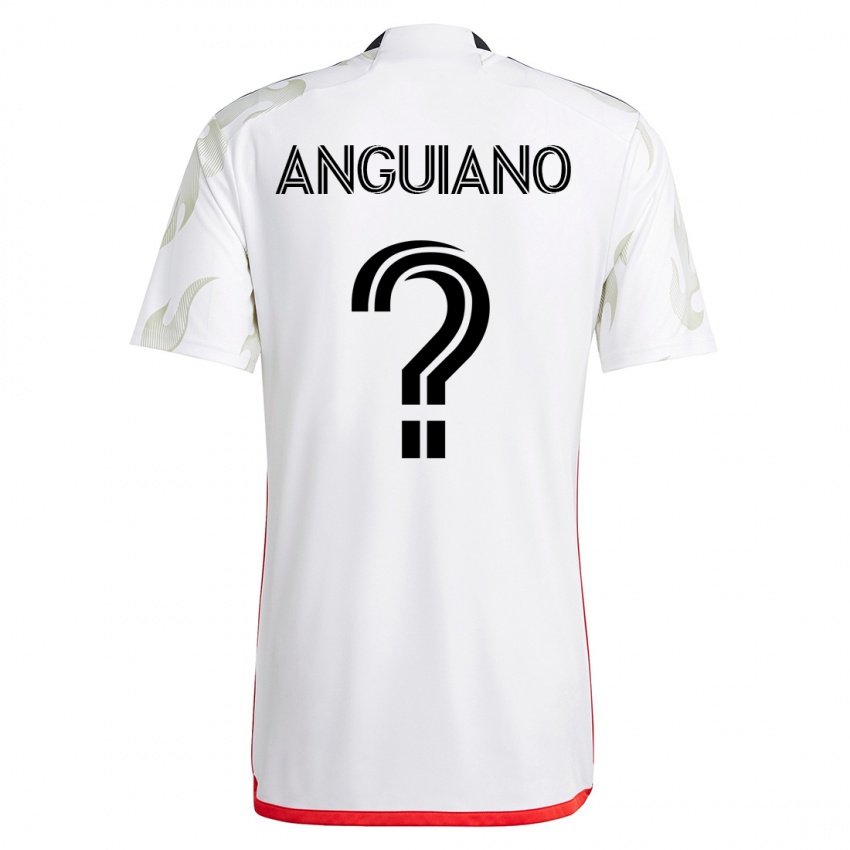 Mænd Adrian Anguiano #0 Hvid Udebane Spillertrøjer 2023/24 Trøje T-Shirt