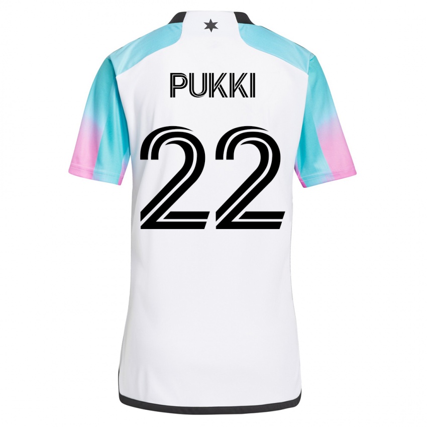 Mænd Teemu Pukki #22 Hvid Udebane Spillertrøjer 2023/24 Trøje T-Shirt