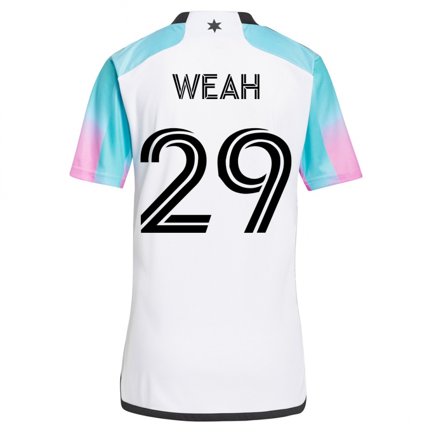 Mænd Patrick Weah #29 Hvid Udebane Spillertrøjer 2023/24 Trøje T-Shirt