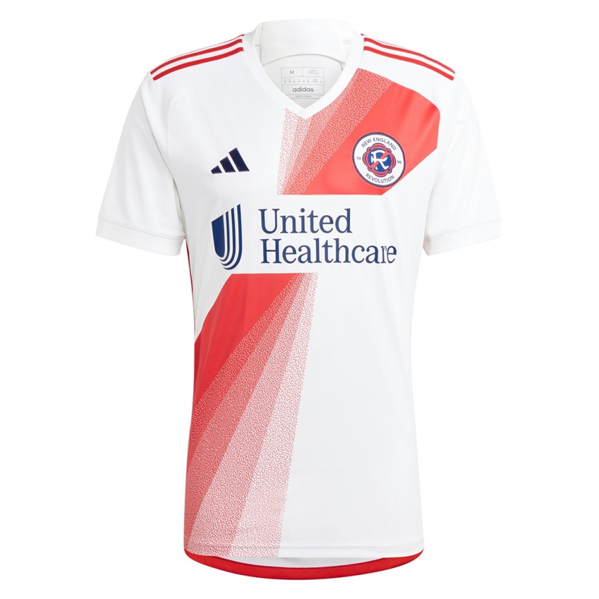 Mænd Dejuan Jones #24 Hvid Rød Udebane Spillertrøjer 2023/24 Trøje T-Shirt