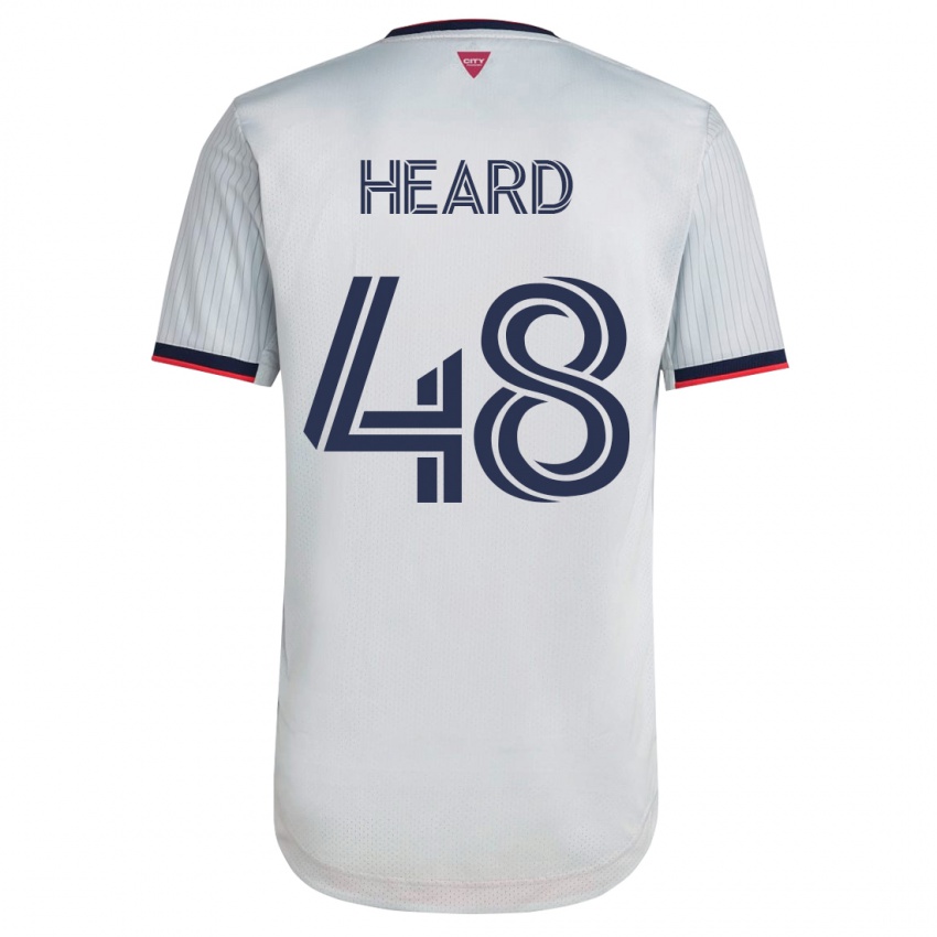 Mænd Aaron Heard #48 Hvid Udebane Spillertrøjer 2023/24 Trøje T-Shirt