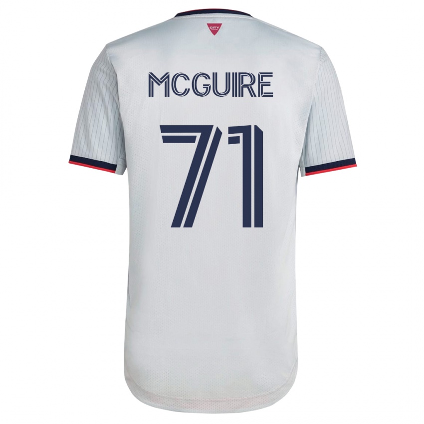 Mænd Nolan Mcguire #71 Hvid Udebane Spillertrøjer 2023/24 Trøje T-Shirt