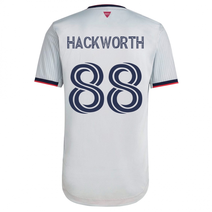 Mænd Larsen Hackworth #88 Hvid Udebane Spillertrøjer 2023/24 Trøje T-Shirt