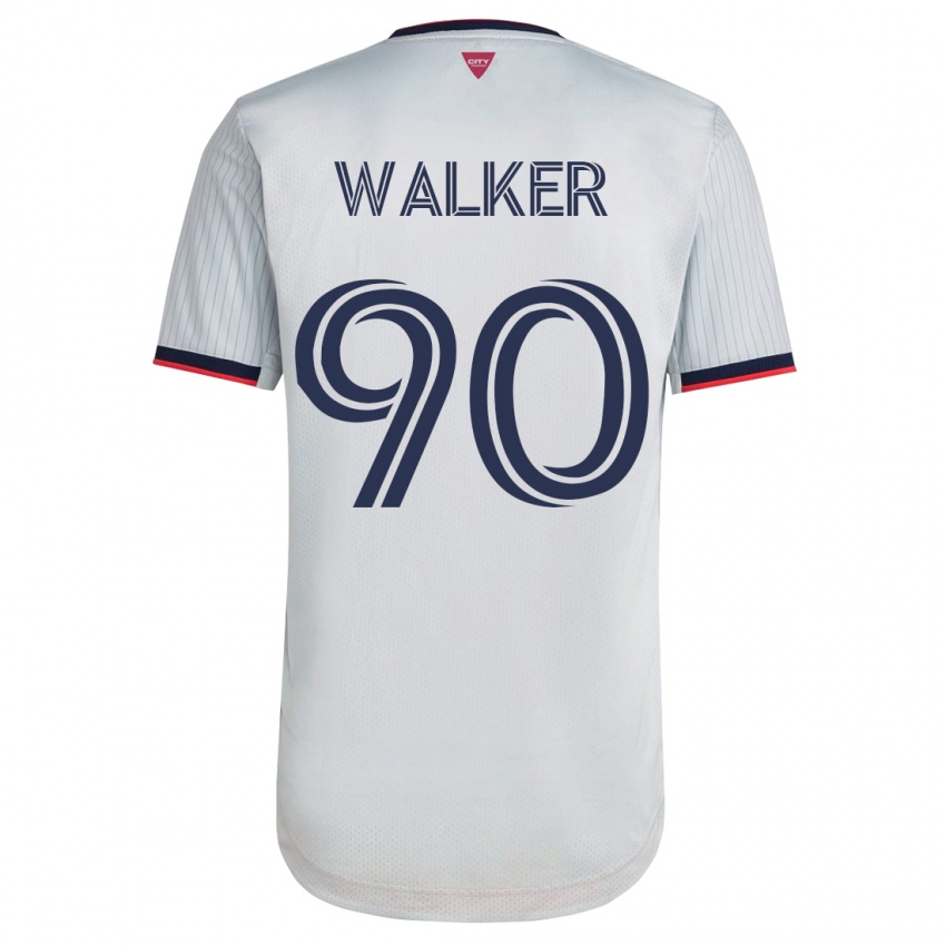 Mænd Eric Walker #90 Hvid Udebane Spillertrøjer 2023/24 Trøje T-Shirt